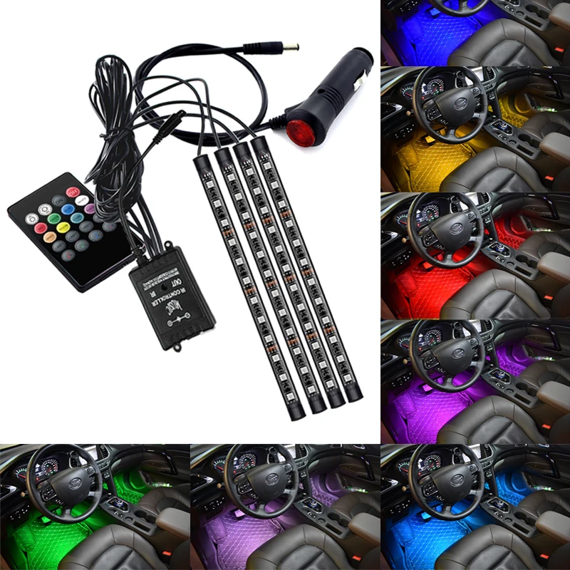 LED Strip Lamp Car Foot Floor Decoration Bulbs Interior Atmosphere Light RGB USB Wireless Remote Music Control Multiple Modes
LED Strip Lamp Car Foot Floor Decoration Bulbs Interior Atmosphere Light RGB USB Wireless Remote Music Control Multiple Modes