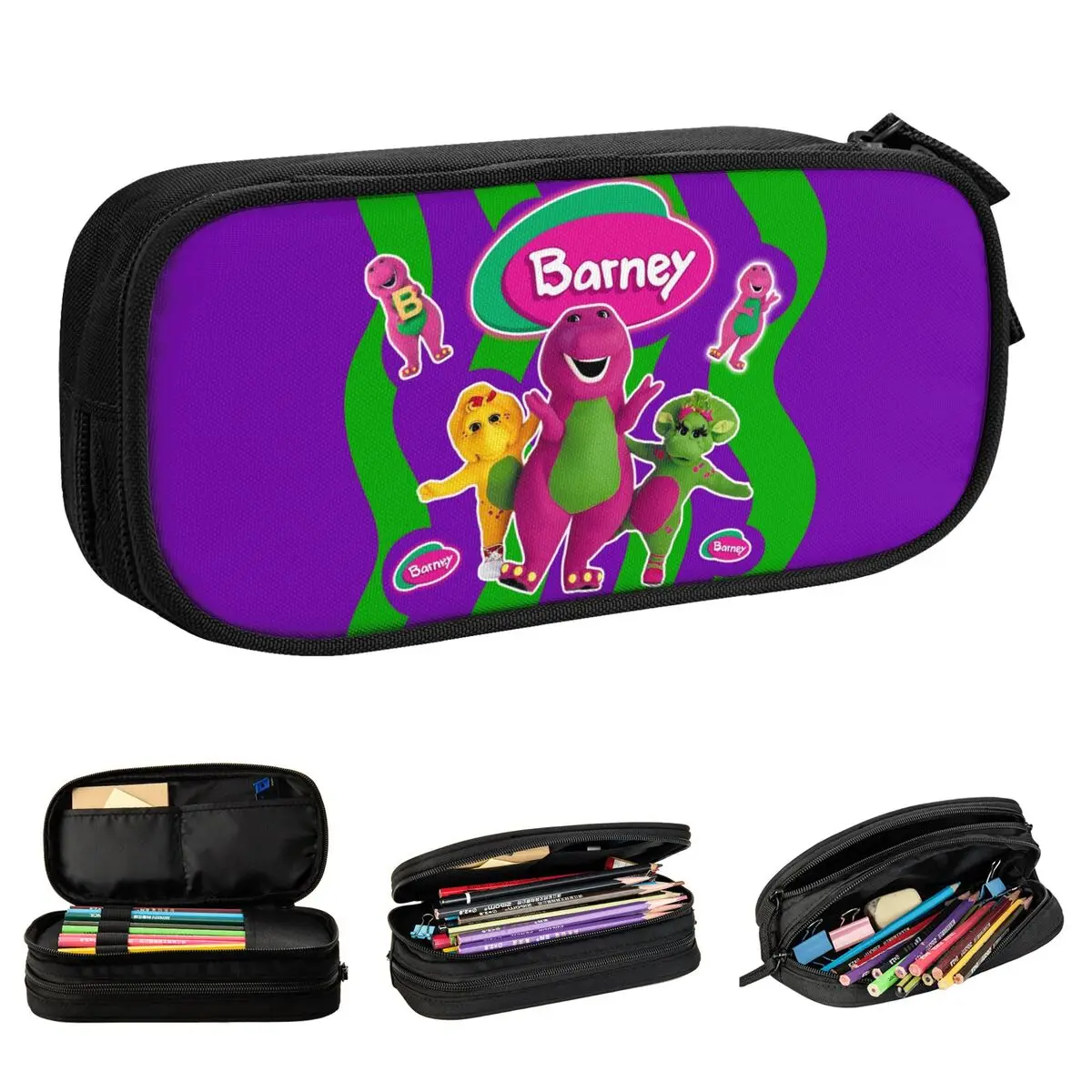 Barney Friends Dinosaur Pencil Cases Classic Dinosaurs Cartoon Pen Holder Bags Student Big Capacity Office Gift Pencil Pouch
Barney Friends Dinosaur Pencil Cases Classic Dinosaurs Cartoon Pen Holder Bags Student Big Capacity Office Gift Pencil Pouch