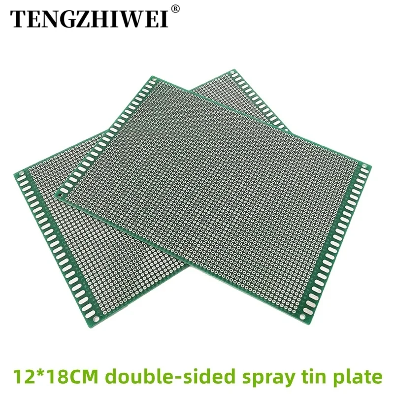 1PCS 12*18CM double-sided spray tin 1.6T 2.54mm pitch universal board universal circuit board experimental hole
1PCS 12*18CM double-sided spray tin 1.6T 2.54mm pitch universal board universal circuit board experimental hole