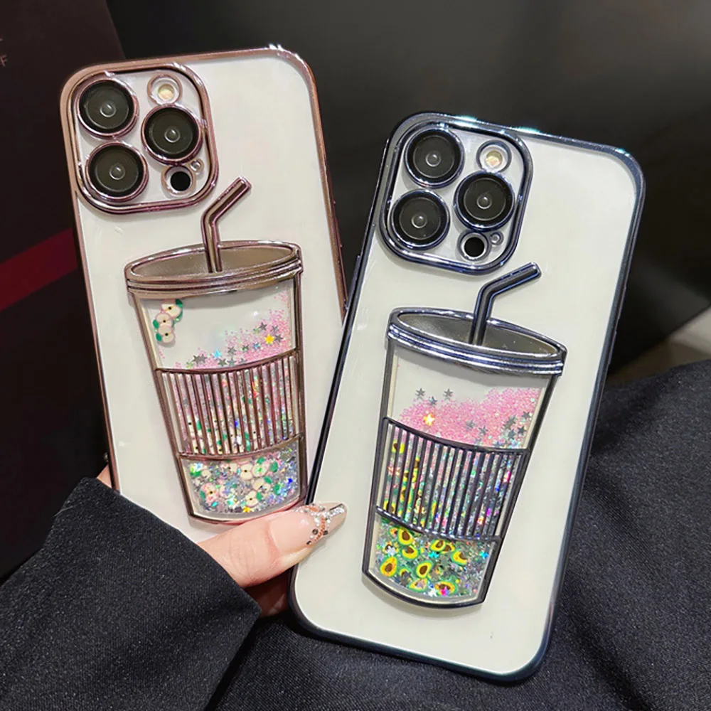Luxury Quicksand Liquid Cups Case For iPhone 13 11 14 Pro Max 12 13proMax 14promax Silicon Electroplated Shockproof Cover Fundas
Luxury Quicksand Liquid Cups Case For iPhone 13 11 14 Pro Max 12 13proMax 14promax Silicon Electroplated Shockproof Cover Fundas