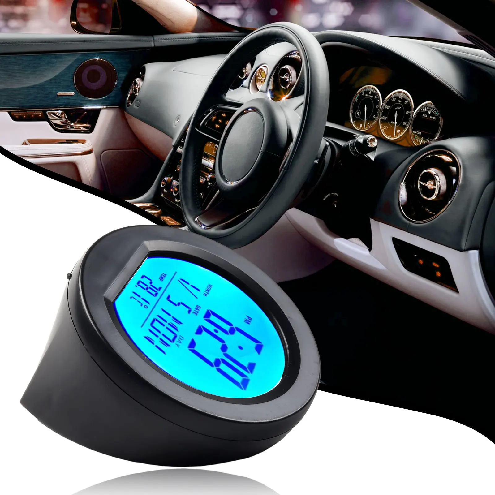 High Quality Car Clock Car&Truck Parts Easy To Install LED Backlight Design Plastic 0-50C Degrees 12/24 Hour Format
High Quality Car Clock Car&Truck Parts Easy To Install LED Backlight Design Plastic 0-50C Degrees 12/24 Hour Format