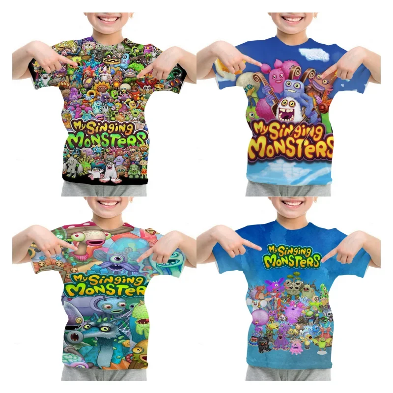 My Singing Monsters T-shirt Boys Girls Summer 3D Cartoon Anime T Shirt O-neck Casual Tshirt Kids Short Sleeve Children Tops Tees
My Singing Monsters T-shirt Boys Girls Summer 3D Cartoon Anime T Shirt O-neck Casual Tshirt Kids Short Sleeve Children Tops Tees