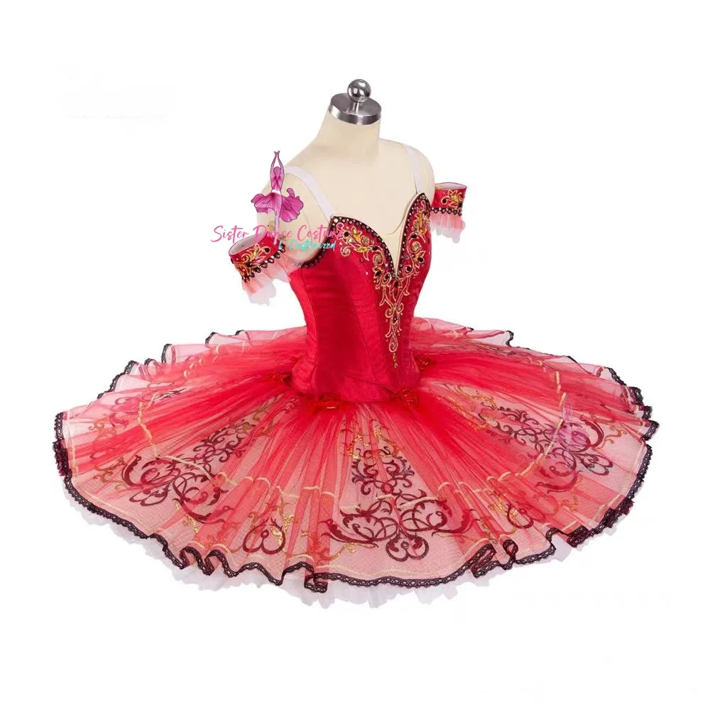 

Professional ballet TUTU Spanish style variation competition performance plate skirt high-end private custom women's costume