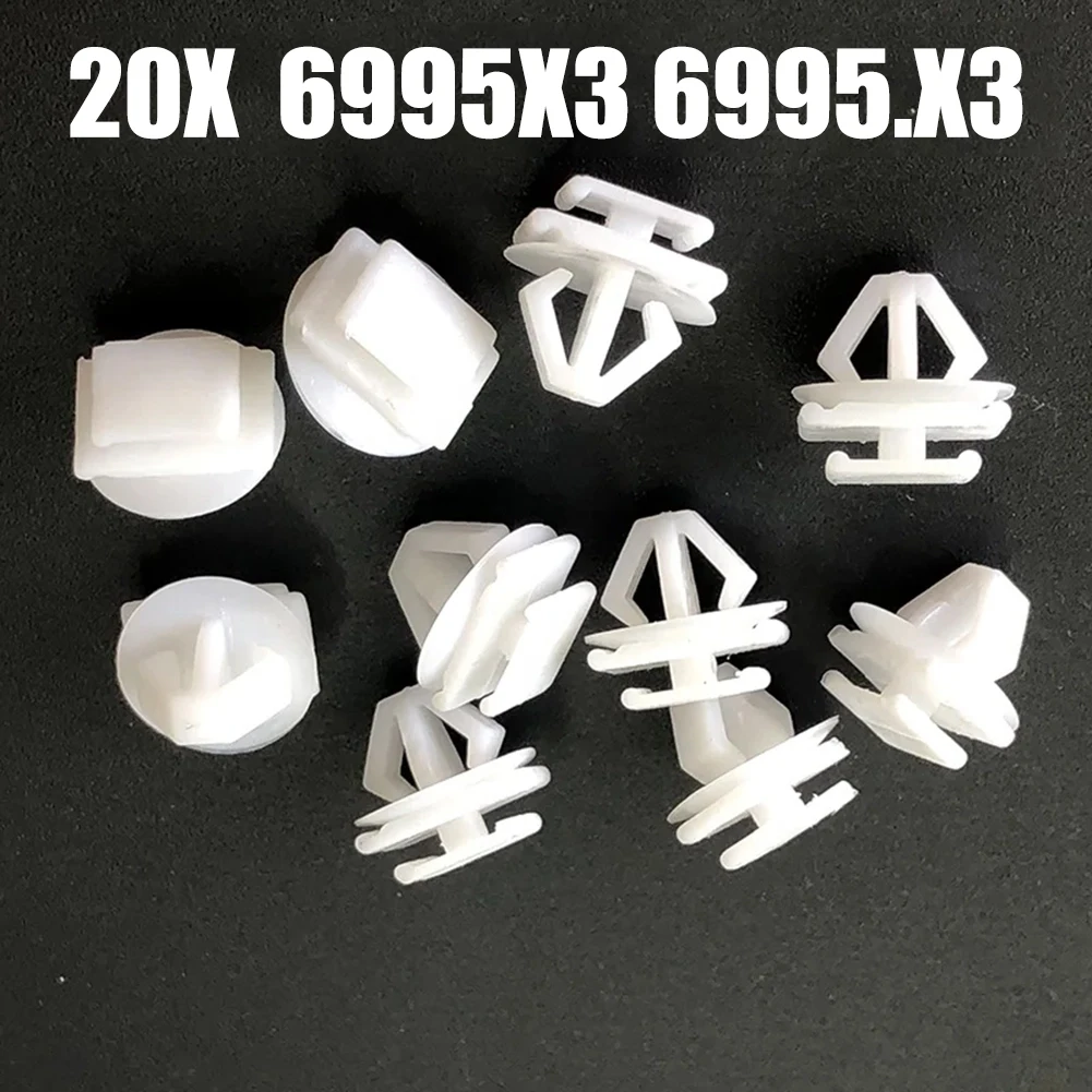 10/20/50Pcs Front Grille Slam Panel Clips 6995X3, 6995-X3 For 106 206 306 307 806 Expert 6995X3 Fit Into Hole: 9 Mm Plastic Whit
10/20/50Pcs Front Grille Slam Panel Clips 6995X3, 6995-X3 For 106 206 306 307 806 Expert 6995X3 Fit Into Hole: 9 Mm Plastic Whit
