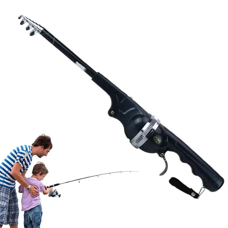 Mini Fishing Rod Portable Compact Fishing Pole Pocket Size Telescopic Fishing Rod with Integrated Design Compact Fishing Rods
Mini Fishing Rod Portable Compact Fishing Pole Pocket Size Telescopic Fishing Rod with Integrated Design Compact Fishing Rods