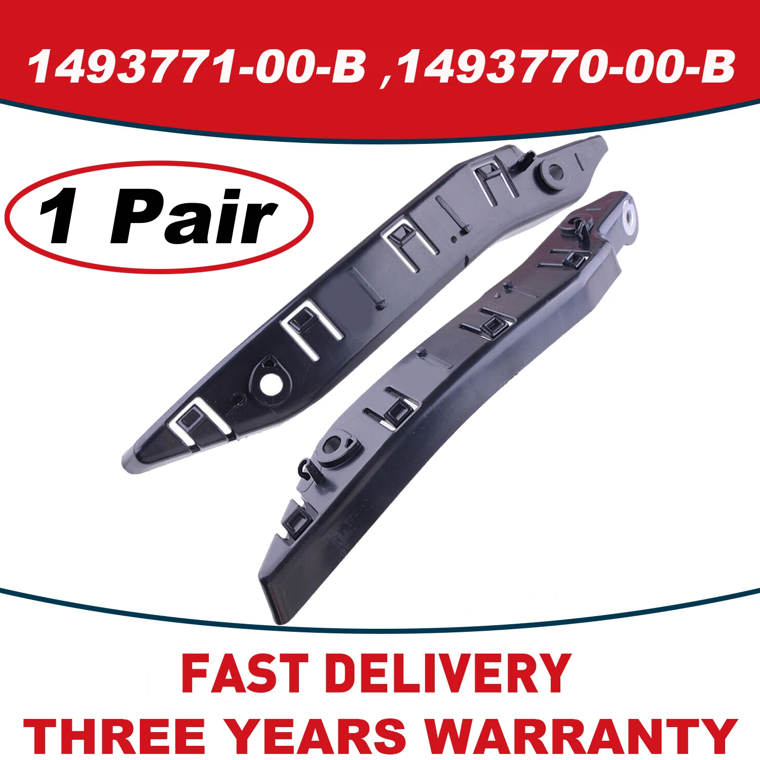 1493770-00-B 1493771-00-B 1 Pair High Quality Car Front Fender Bumper Alignment Clip Mount Bracket Support Fit for Tesla Model Y
1493770-00-B 1493771-00-B 1 Pair High Quality Car Front Fender Bumper Alignment Clip Mount Bracket Support Fit for Tesla Model Y