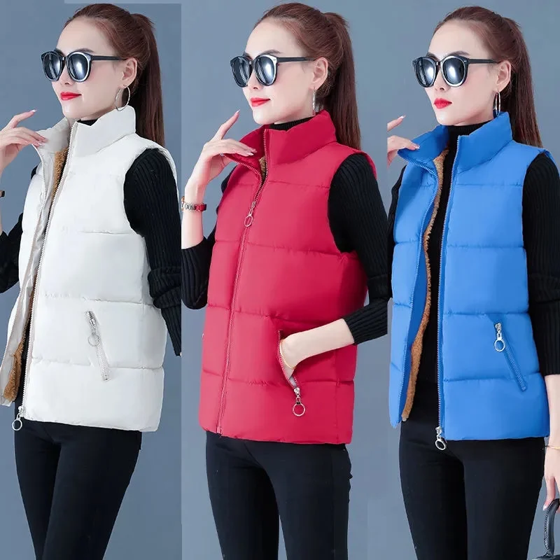 2023 Cotton Vest Women's Autumn Winter New Female Jacket Vest Down Style Loose Sleeveless Jacket Padded Waistcoat Chaleco Mujer
2023 Cotton Vest Women's Autumn Winter New Female Jacket Vest Down Style Loose Sleeveless Jacket Padded Waistcoat Chaleco Mujer