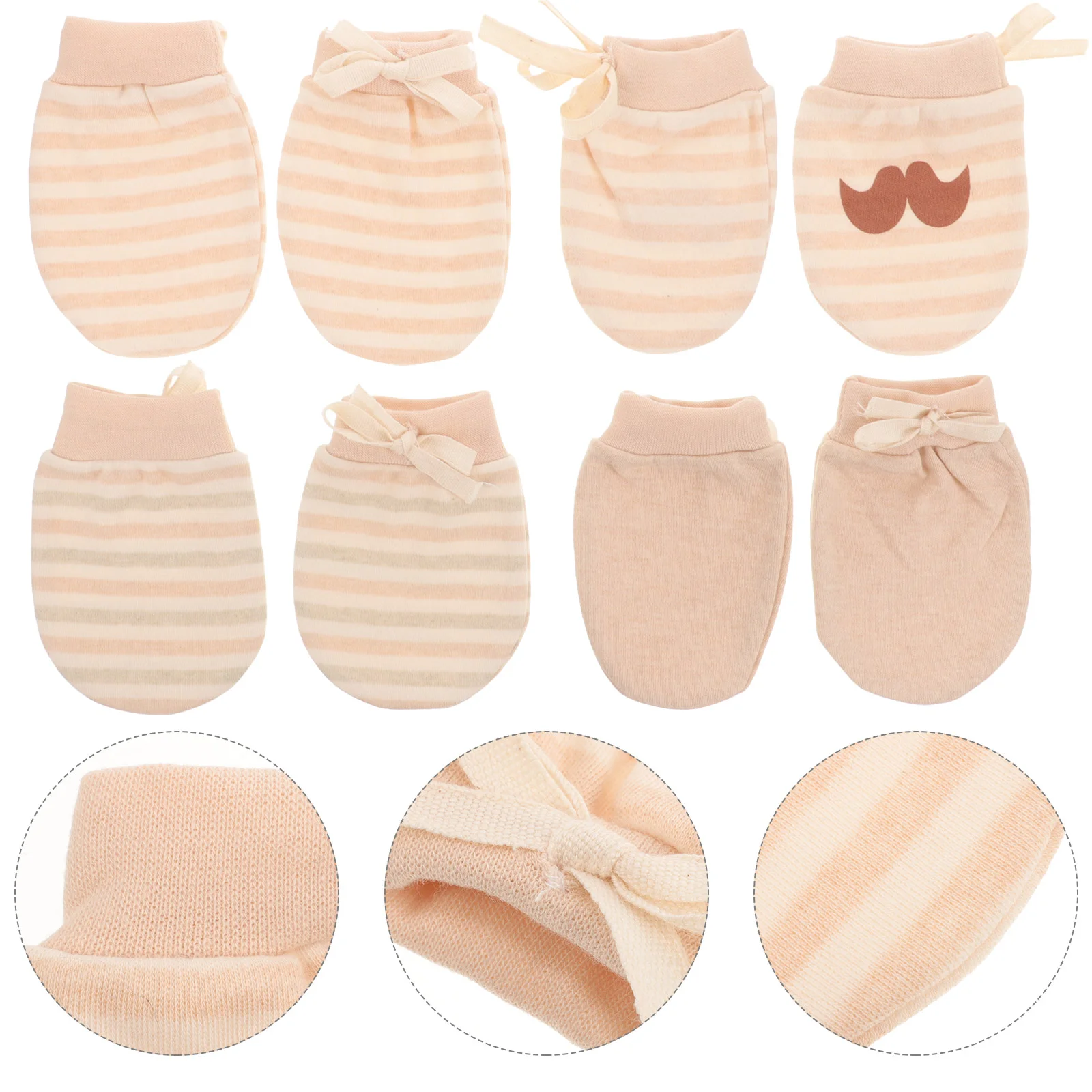 4 Pairs Baby Mittens Cotton Mittens Newborn Girl Mittens No-scratch Mittens for Infant
4 Pairs Baby Mittens Cotton Mittens Newborn Girl Mittens No-scratch Mittens for Infant