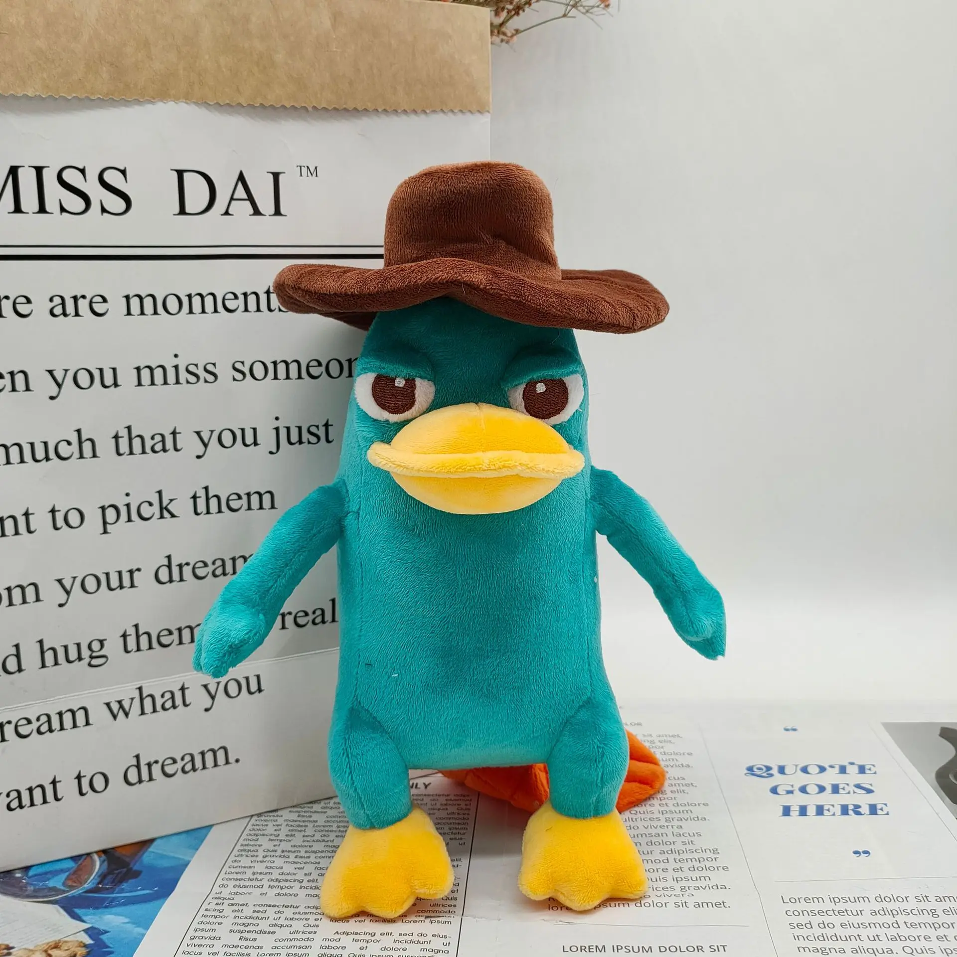 Disney Phineas and Ferb Perry The Platypus Cute Plush Doll Kawaii Agent P Animal Soft Stuffed Toy Lovely Sofa Pillow Home Decor
Disney Phineas and Ferb Perry The Platypus Cute Plush Doll Kawaii Agent P Animal Soft Stuffed Toy Lovely Sofa Pillow Home Decor