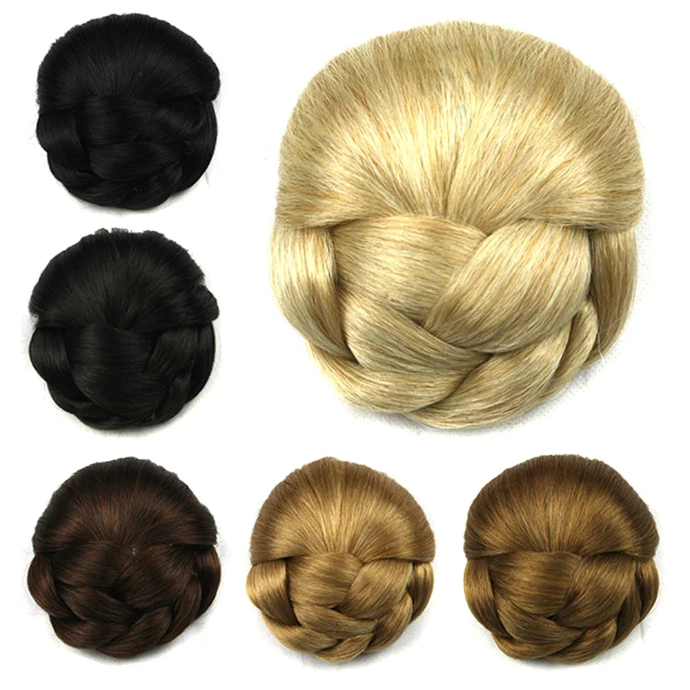Synthetic Hair Braided Chignon Clip In Fake Hair Bun Cover Donut Hairpieces Headwear Hair Accessories for Women
Synthetic Hair Braided Chignon Clip In Fake Hair Bun Cover Donut Hairpieces Headwear Hair Accessories for Women