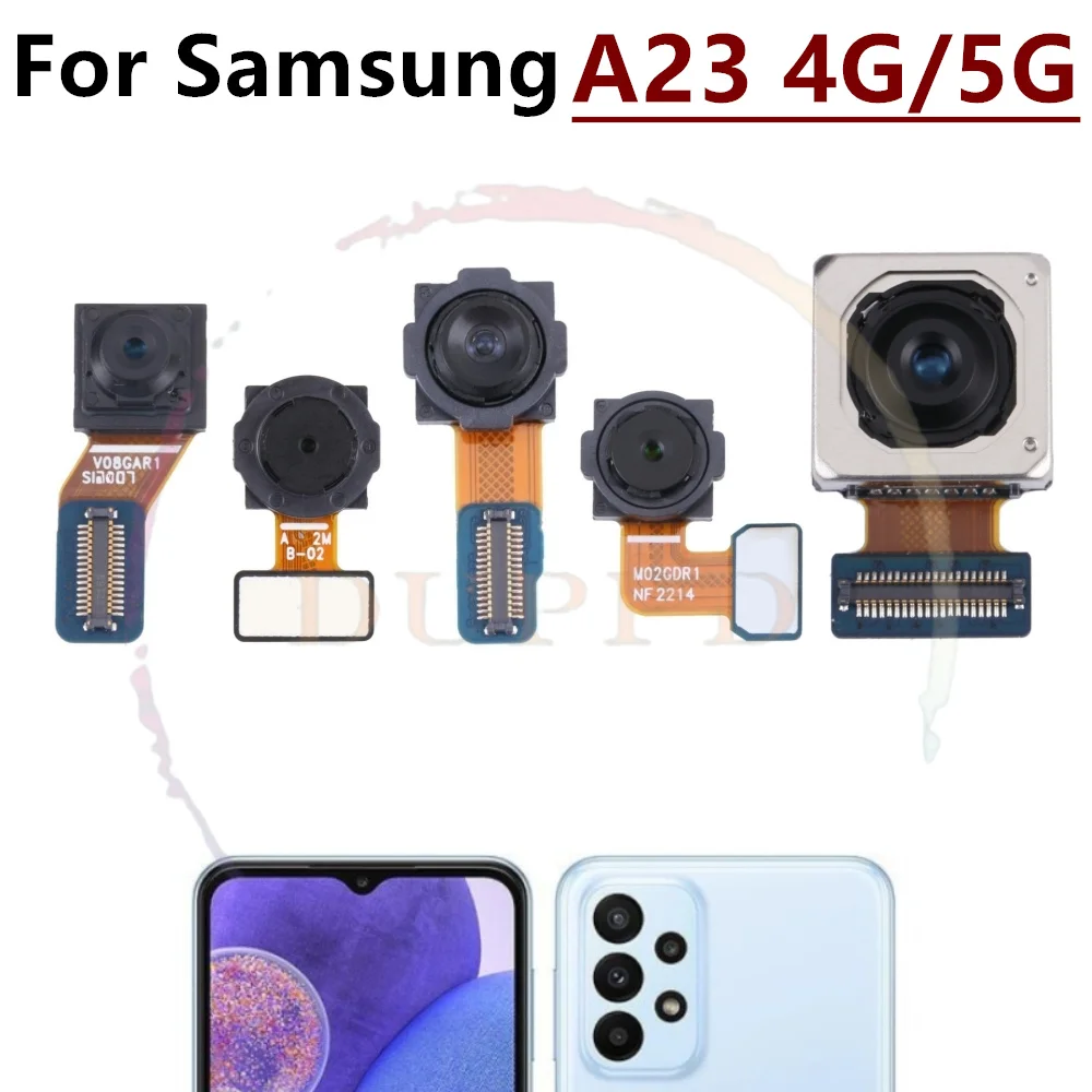 Back Main Rear Camera Front Camera Module Flex Cable For Samsung Galaxy A23 4G 5G A235 A236 Replace Part
Back Main Rear Camera Front Camera Module Flex Cable For Samsung Galaxy A23 4G 5G A235 A236 Replace Part