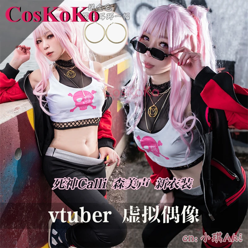 CosKoKo Mori Calliope Cosplay Anime VTuber Hololive Costume Calli Sweet Lovely New Uniform Halloween Party Role Play Clothing
CosKoKo Mori Calliope Cosplay Anime VTuber Hololive Costume Calli Sweet Lovely New Uniform Halloween Party Role Play Clothing