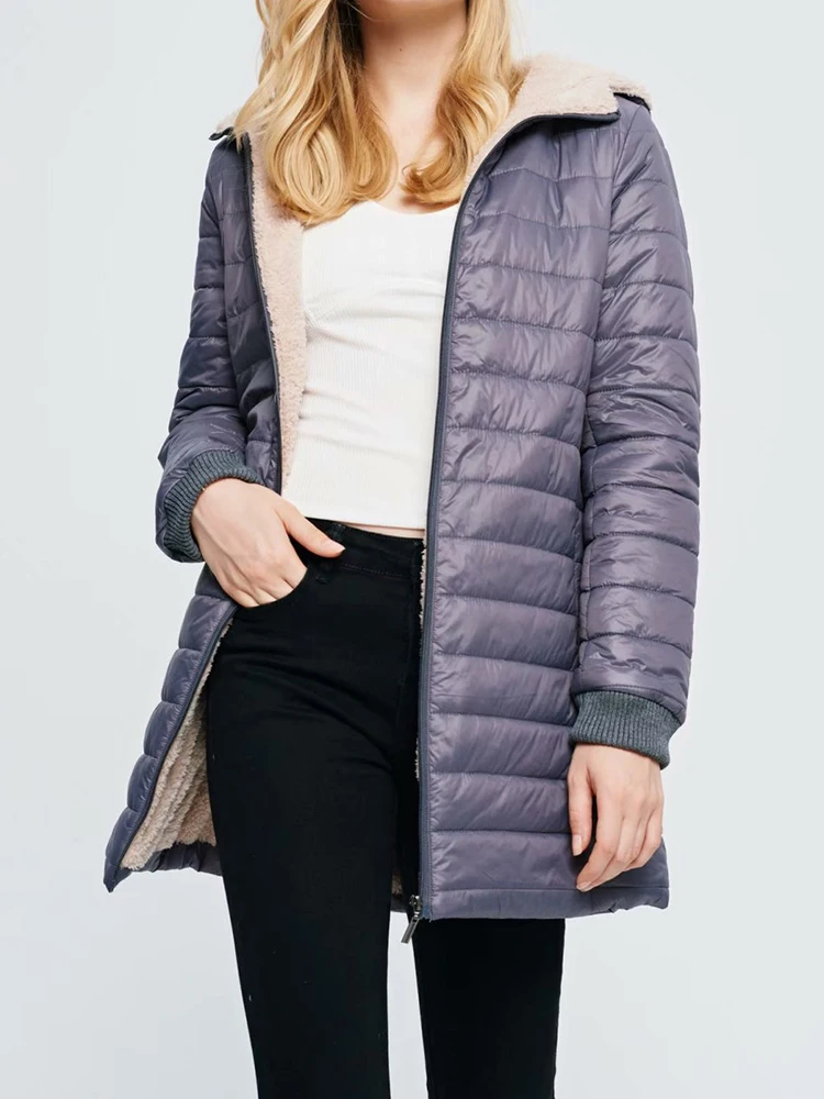 FTLZZ New Autumn Winter Thick Warm Long Cotton Parkas Women Fashion Loose Hooded Zipper Lamb Wool Solid Color Jacket Coat
FTLZZ New Autumn Winter Thick Warm Long Cotton Parkas Women Fashion Loose Hooded Zipper Lamb Wool Solid Color Jacket Coat