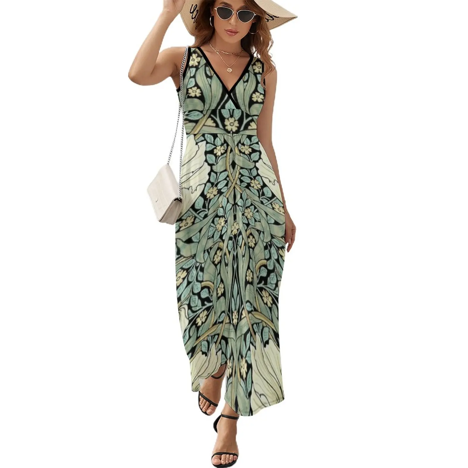 William Morris - pimpernel Sleeveless Dress long dresses for women long sleeve dress Summer skirt Woman clothes
William Morris - pimpernel Sleeveless Dress long dresses for women long sleeve dress Summer skirt Woman clothes