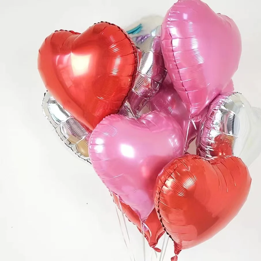 Promotion 10Pcs 18 " Heart Foil Balloons Wedding Venue Decoration Birthday Party Confessions Layout Air Ball Supplies
Promotion 10Pcs 18 " Heart Foil Balloons Wedding Venue Decoration Birthday Party Confessions Layout Air Ball Supplies