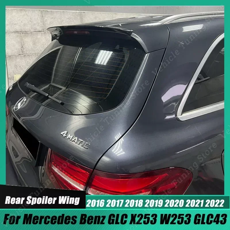 For Mercedes Benz GLC X253 W253 GLC43 GLC63 GLC200 GLC260 GLC300 AMG 2016-2022 Car Rear Trunk Roof Spoiler Wings Glossy Black
For Mercedes Benz GLC X253 W253 GLC43 GLC63 GLC200 GLC260 GLC300 AMG 2016-2022 Car Rear Trunk Roof Spoiler Wings Glossy Black