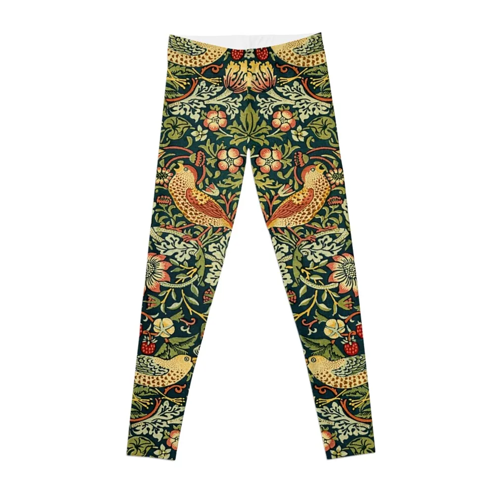 

Strawberry Thief (Pattern) - William Morris Leggings sportswear woman gym 2024 gym pants Legging sport Womens Leggings