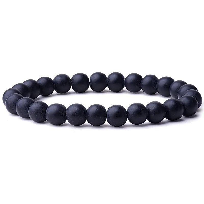 High Quality Men Beaded Bracelet Natural Black Lava Stone Matte Charm Bracelets Energy Fitness Barbell Fashion Women Jewelry
High Quality Men Beaded Bracelet Natural Black Lava Stone Matte Charm Bracelets Energy Fitness Barbell Fashion Women Jewelry