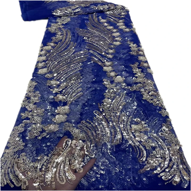 SJ Lace 2022 African Best Hight Quality Sequins Lace 5 Yards Fabric Embroidery French Latest Tulle Soft Bride Wedding xc10-59
SJ Lace 2022 African Best Hight Quality Sequins Lace 5 Yards Fabric Embroidery French Latest Tulle Soft Bride Wedding xc10-59