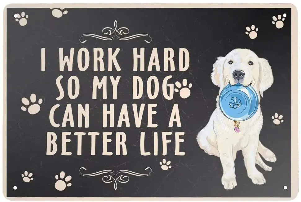 Henriyne Vintage Metal Tin Sign Dog Can Have a Better Life Aluminum Sign for Home Kitchen Bar Wall Decor 12x8 Inch
Henriyne Vintage Metal Tin Sign Dog Can Have a Better Life Aluminum Sign for Home Kitchen Bar Wall Decor 12x8 Inch