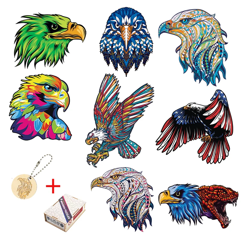 Unique Wooden Jigsaw Puzzle Eagle Animals Shape Kids Puzzle Educational Toys Wood DIY Crafts Gifts Puzzle Games For Adult
Unique Wooden Jigsaw Puzzle Eagle Animals Shape Kids Puzzle Educational Toys Wood DIY Crafts Gifts Puzzle Games For Adult