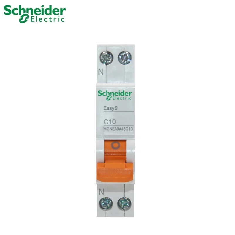 

Миниатюрный автоматический выключатель Schneider electric Easy 9 EA9A45, 1P + N, Тип C, AC 6A, 10A, 16A, 20A, 25A, 32A, 40A, воздушный выключатель MGNEA9A45C **