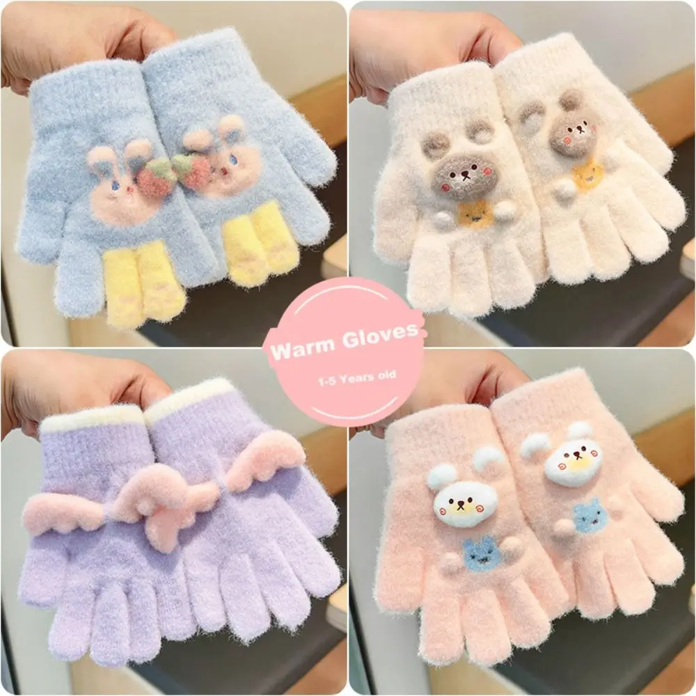 Plush Kids Knitted Gloves Thickened Winter Warm Children Full Fingers Gloves Cute Cartoon Outdoor Sports Windproof Gloves
Plush Kids Knitted Gloves Thickened Winter Warm Children Full Fingers Gloves Cute Cartoon Outdoor Sports Windproof Gloves