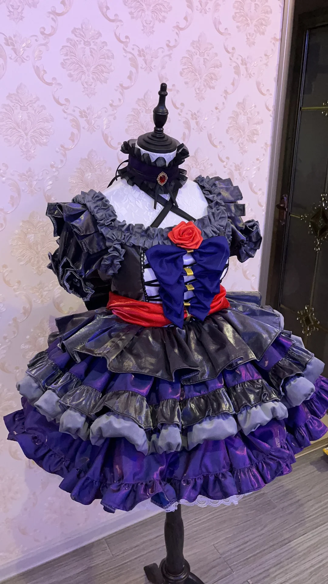 

Irelia H Store Custom size Anime Love Chunibyo & Other Delusions Cosplay Takanashi Rikka Lolita Dress Halloween Costume Female
