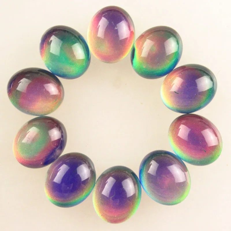 Wholesale 10Pcs 12x10x6mm Blue Rainbow Temperature Oval Cabochon For DIY Jewelry Making Accessories
Wholesale 10Pcs 12x10x6mm Blue Rainbow Temperature Oval Cabochon For DIY Jewelry Making Accessories