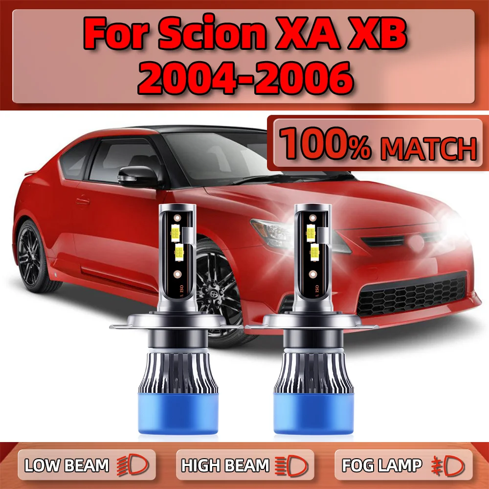 

20000LM H4 Canbus LED Headlight 120W Car Light Bulbs 6000K White 12V High Low Beam Auto Lamps For Scion XA XB 2004 2005 2006