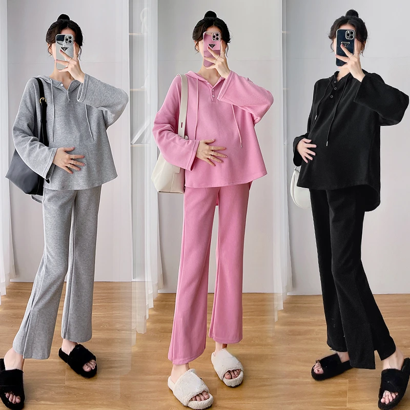 Pregnant Women's Clothes Autumn Maternity Suit 2023 New Fashion Casual Spring Sweater+pants Clothing Sets Pullover Hoodie Suit
Pregnant Women's Clothes Autumn Maternity Suit 2023 New Fashion Casual Spring Sweater+pants Clothing Sets Pullover Hoodie Suit