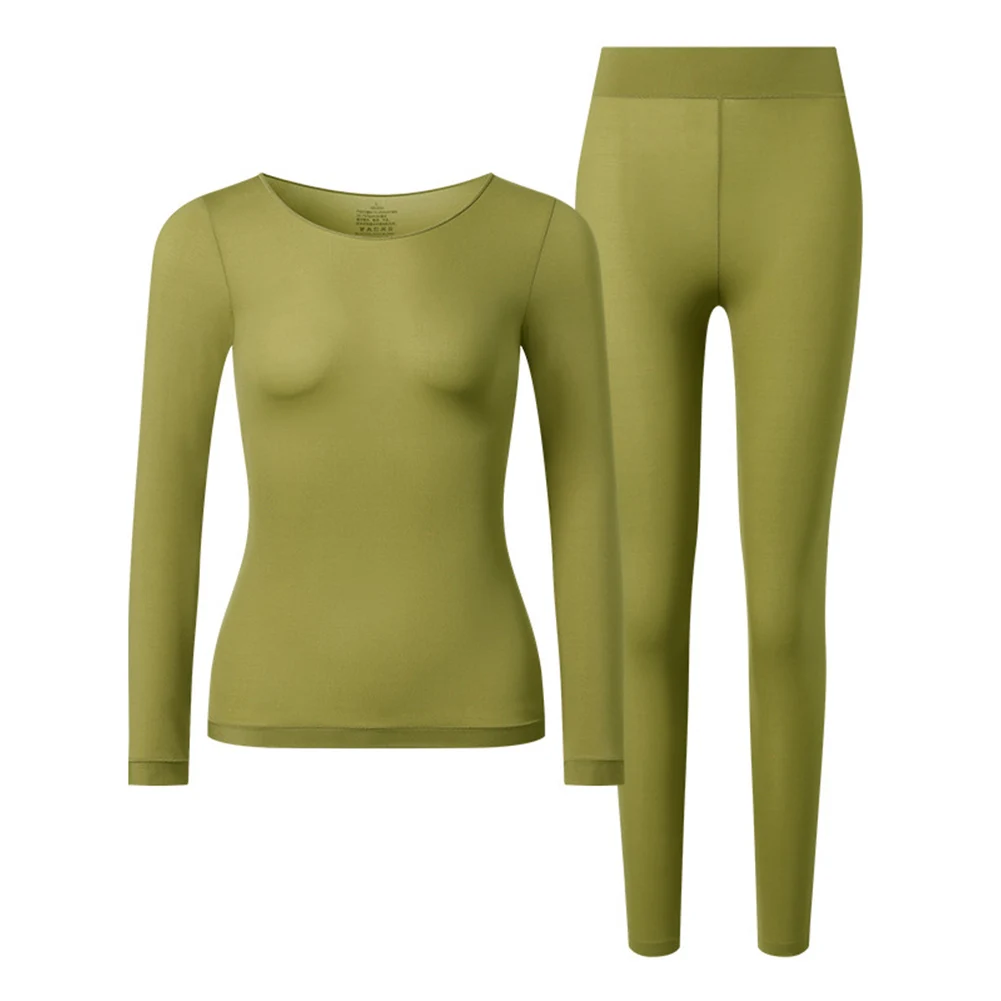 Thermal Underwear Women Set Bottoming Top Seamless Autumn Winter Thermal High Elasticity Comfort Slim Tight Seductive Pajamas
Thermal Underwear Women Set Bottoming Top Seamless Autumn Winter Thermal High Elasticity Comfort Slim Tight Seductive Pajamas