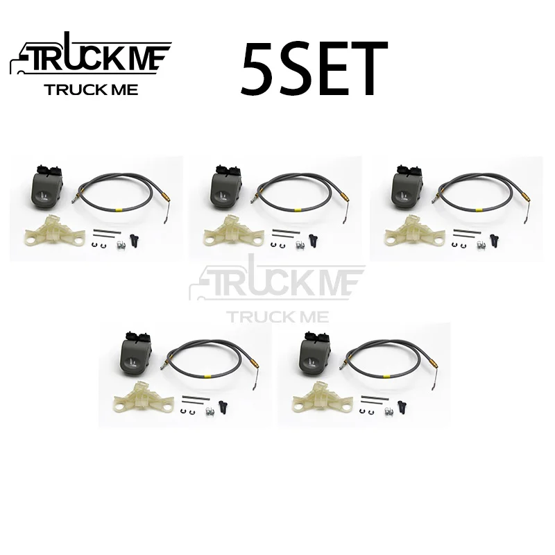 

5SET/BOX MAN Truck Seat Switch Kits 81623836124 81623856058 Adjustment Knob Damper for ISRI NTS1 6860 929527-43/00E