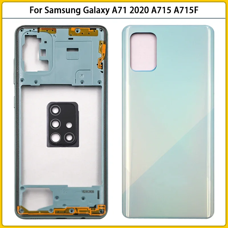 Пластиковая Задняя крышка корпуса батарейного отсека для Galaxy A71 2020 A715 A715F
Пластиковая Задняя крышка корпуса батарейного отсека для Galaxy A71 2020 A715 A715F