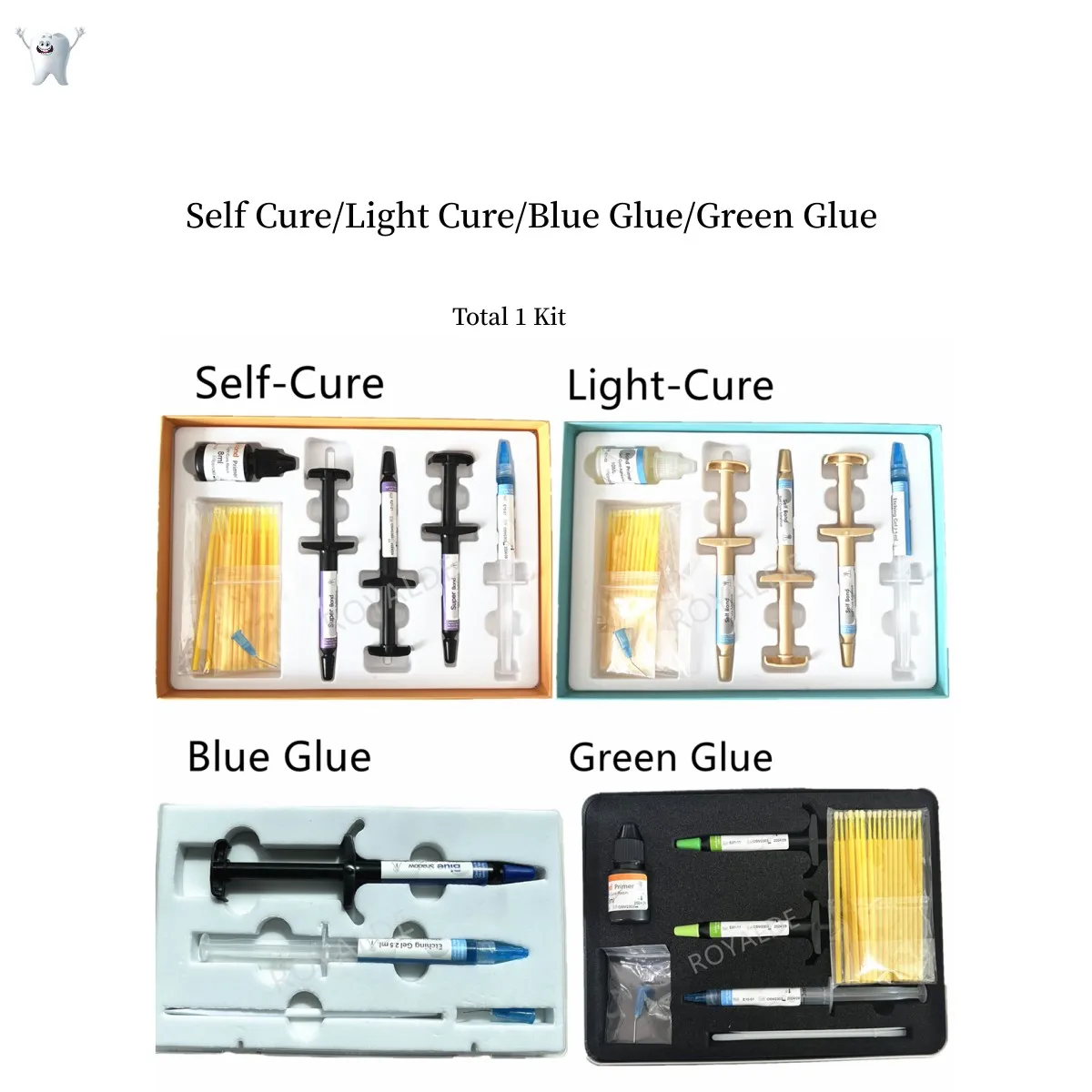 Dental Orthodontic Composite Resin Direct Paste Adhesive Bonding Self Curing Kit
Dental Orthodontic Composite Resin Direct Paste Adhesive Bonding Self Curing Kit