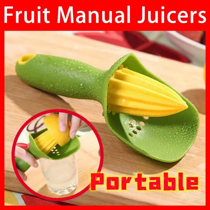 

Fruit Manual Juicers Kitchen Accessories Juicer Tool Plastic Convenience Portable Manual Juicer Orange Lemon Juicers Tools