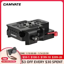 CAMVATE Quick Release Sliding Baseplate With 15mm Railblock, Compatible With Standard ARRI 12" Dovetail Bridge Sled Plate
CAMVATE Quick Release Sliding Baseplate With 15mm Railblock, Compatible With Standard ARRI 12" Dovetail Bridge Sled Plate
