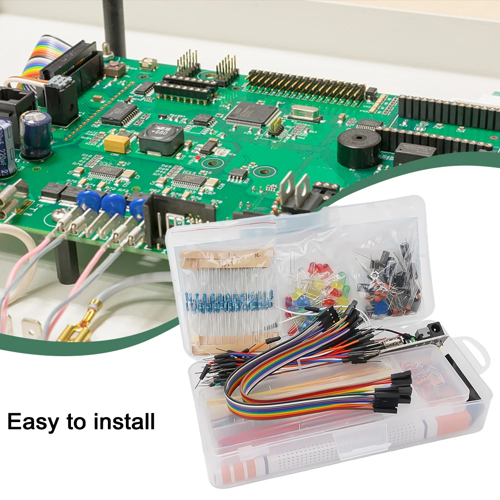 Набор электронных компонентный зуммер керамических конденсаторов для Arduino Kit Starter 830 830, макетная плата с соединительной точкой
Набор электронных компонентный зуммер керамических конденсаторов для Arduino Kit Starter 830 830, макетная плата с соединительной точкой