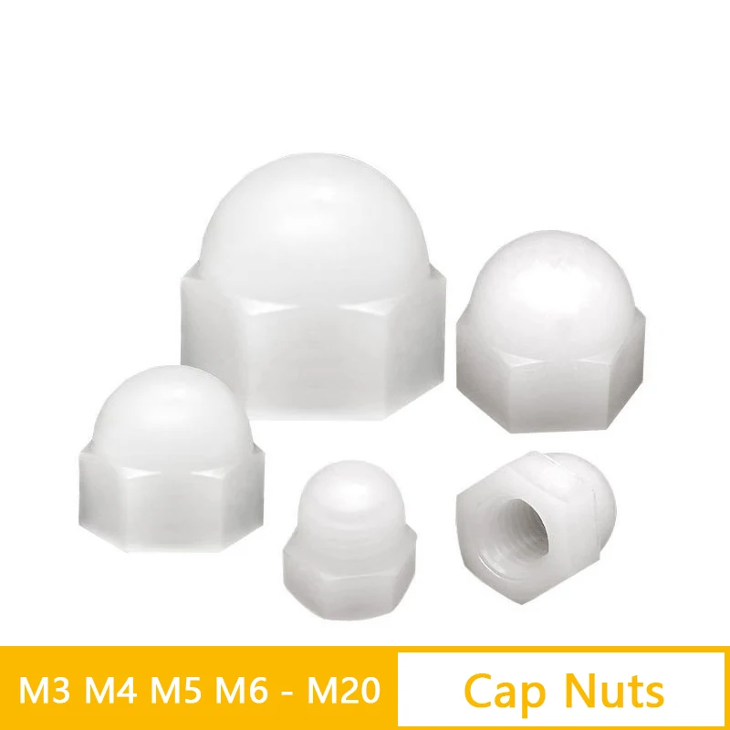 PA66 Nylon White Acorn Cap Nuts Decorative Cap Blind Nut Caps Covers M3 M4 M5 M6 M8 M10 M12 M14 M16 M18 M20
PA66 Nylon White Acorn Cap Nuts Decorative Cap Blind Nut Caps Covers M3 M4 M5 M6 M8 M10 M12 M14 M16 M18 M20