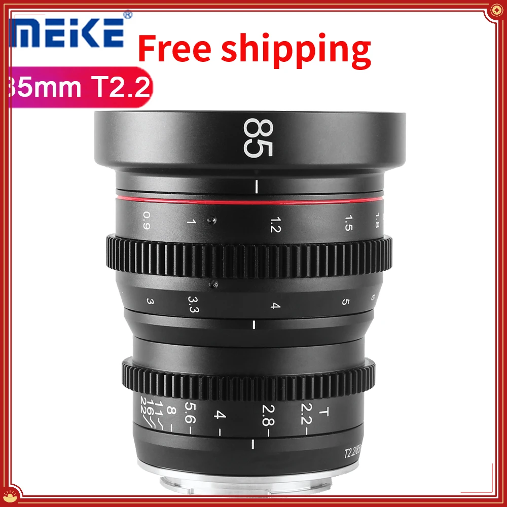 Meike 85 мм T2.2 кино объектив Большая диафрагма ручной фокус Prime 4K для Olympus Panasonic M43/для Fujifilm X-Mount/для Sony E-Mount
Meike 85 мм T2.2 кино объектив Большая диафрагма ручной фокус Prime 4K для Olympus Panasonic M43/для Fujifilm X-Mount/для Sony E-Mount