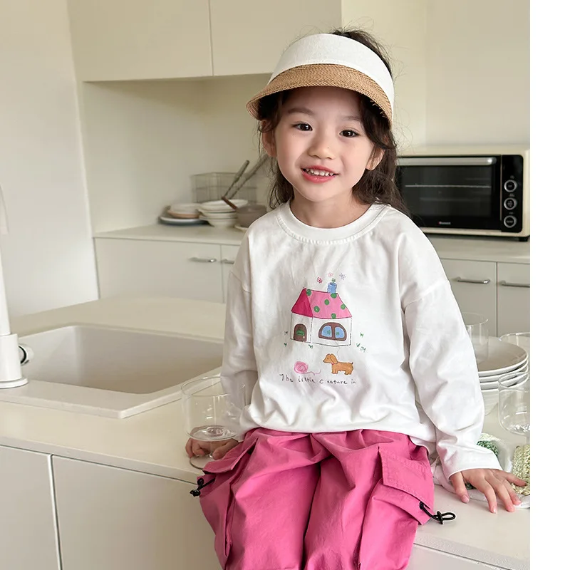 2024 Spring Autumn Young Kids Girls Pullovers Korean New Cartoon Dog Printed Baby Girl Tops Loose Long Sleeve Toddler Girls Tees
2024 Spring Autumn Young Kids Girls Pullovers Korean New Cartoon Dog Printed Baby Girl Tops Loose Long Sleeve Toddler Girls Tees
