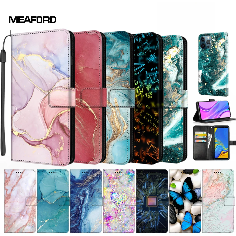 

Marble Leather Case For Huawei P30 Pro Case P30Lite P20Lite P20Pro P10 P20 P40 P40Lite Flip Magnetic Wallet Stand Card Book Case