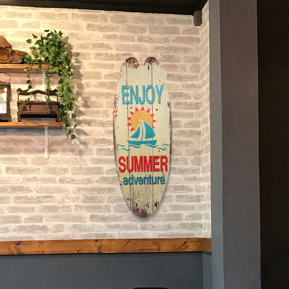 Surfboard Wooden Sign Summer Beach Decor Bar Signs Bathroom Wall Outdoor Theme Decoration Decorations for Home Emblems
Surfboard Wooden Sign Summer Beach Decor Bar Signs Bathroom Wall Outdoor Theme Decoration Decorations for Home Emblems