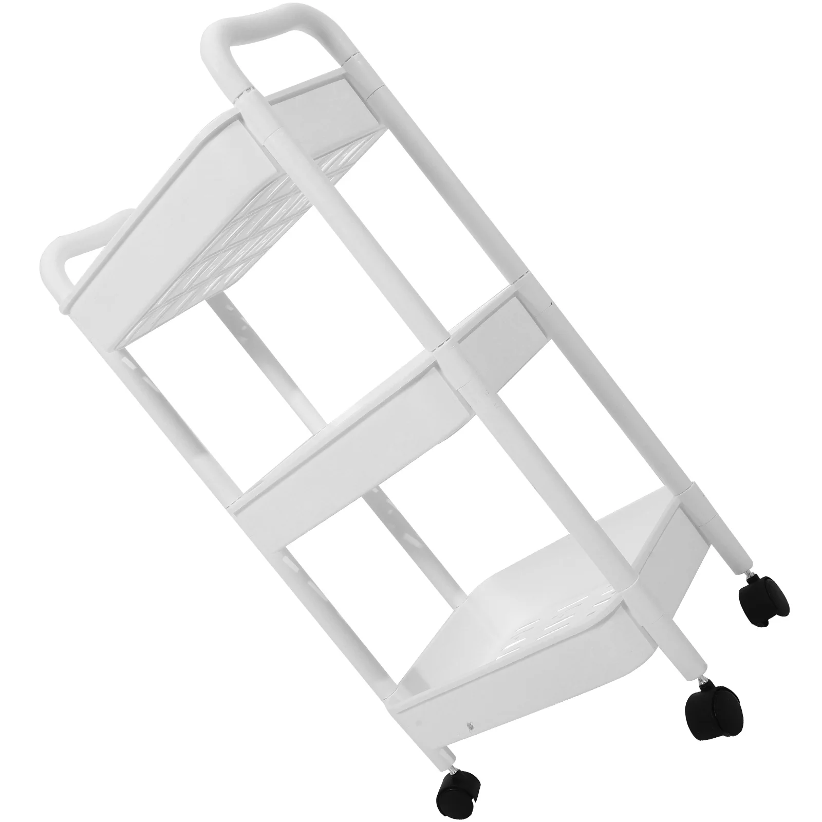 Rolling Utility Cart 3-Tier Multi-Functional Storage Trolley Bathroom Organizer Utility Cart on Wheels
Rolling Utility Cart 3-Tier Multi-Functional Storage Trolley Bathroom Organizer Utility Cart on Wheels