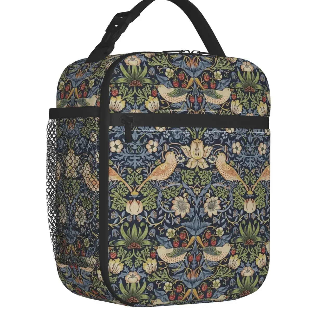 Custom William Morris Strawberry Thief Pattern Lunch Bag Men Women Thermal Cooler Insulated Lunch Box for Adult Office
Custom William Morris Strawberry Thief Pattern Lunch Bag Men Women Thermal Cooler Insulated Lunch Box for Adult Office