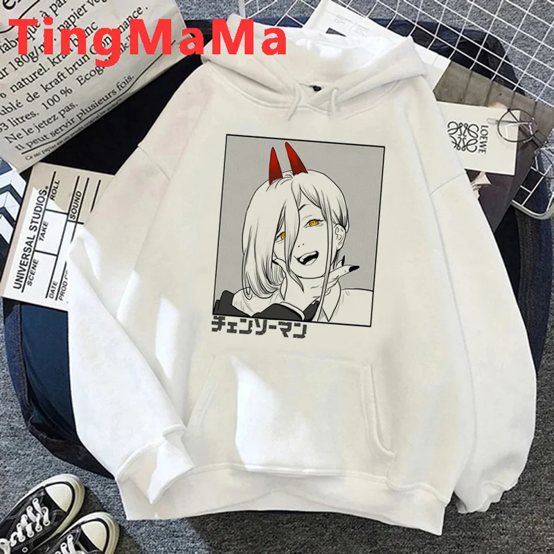 Chainsaw Man Makima Pochita hoodies women Winter vintage anime graphic pulls tracksuit female japanese clothes 
Chainsaw Man Makima Pochita hoodies women Winter vintage anime graphic pulls tracksuit female japanese clothes