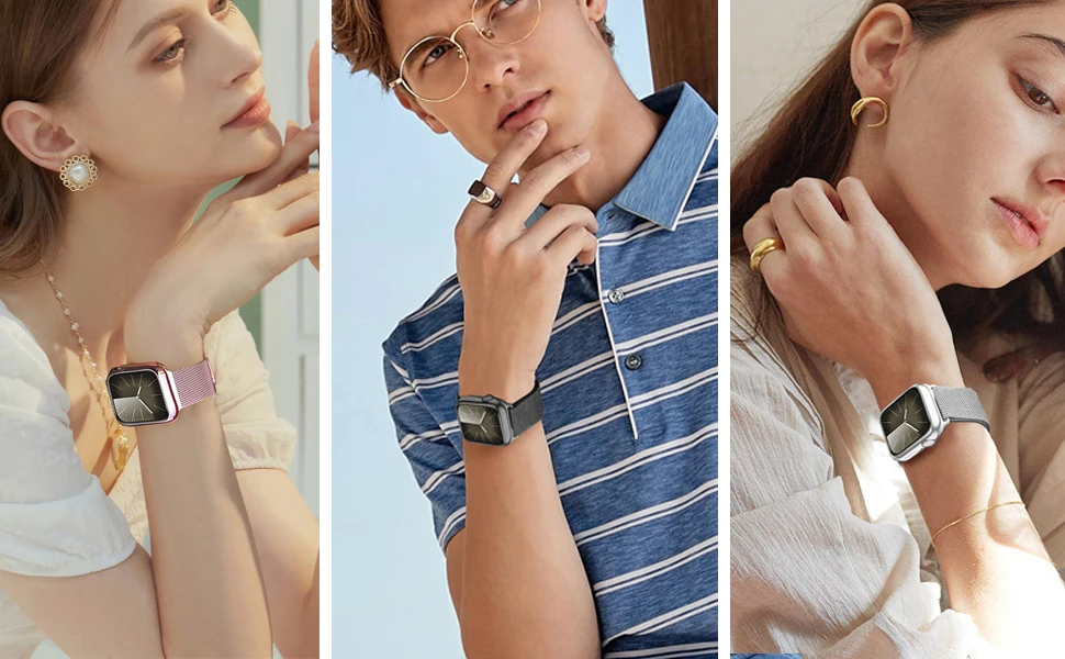 TPU Case+Milanese Loop For apple Watch Ultra 2 band 49mm 44mm 40mm 45mm 46mm 42mm 41 38mm Bracelet iwatch Series 10 9 8 SE Strap TPU Case+Milanese Loop For apple Watch Ultra 2 band 49mm 44mm 40mm 45mm 46mm 42mm 41 38mm Bracelet iwatch Series 10 9 8 SE Strap