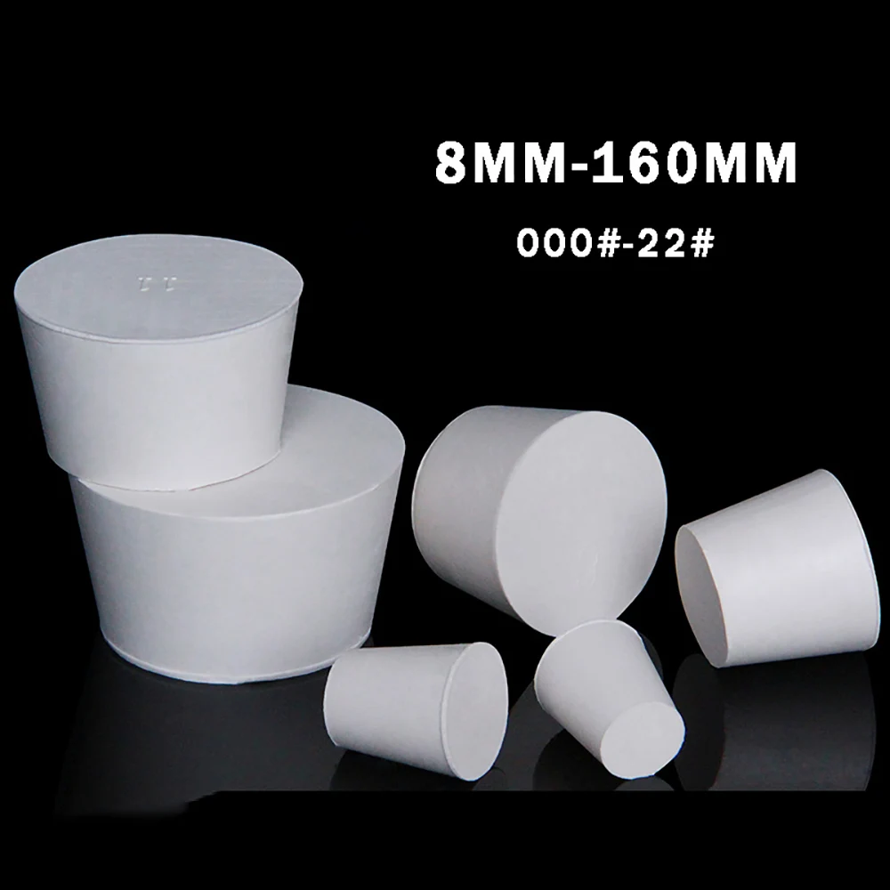 Rubber Bungs Laboratory Flask Bottle Stoppers Pipe Plug Solid Hole Plugs Stopper Tapered 000# - 22# Seal Stopper Dustproof Plug
Rubber Bungs Laboratory Flask Bottle Stoppers Pipe Plug Solid Hole Plugs Stopper Tapered 000# - 22# Seal Stopper Dustproof Plug