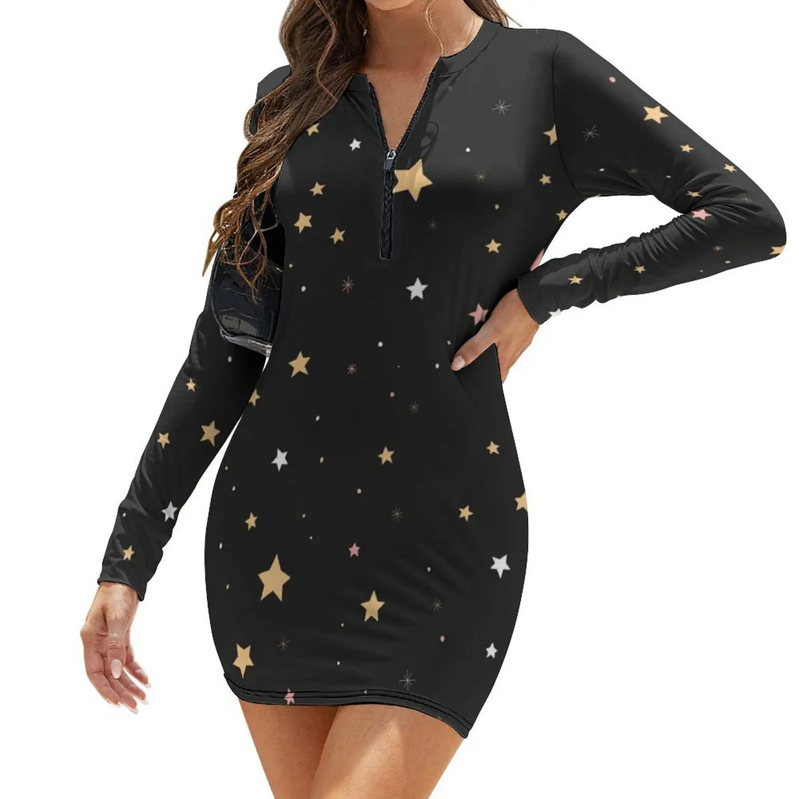 STARS Long-Sleeve Bodycon Dress summer clothes summer dress woman 2024 trendy summer dress woman 2024
STARS Long-Sleeve Bodycon Dress summer clothes summer dress woman 2024 trendy summer dress woman 2024