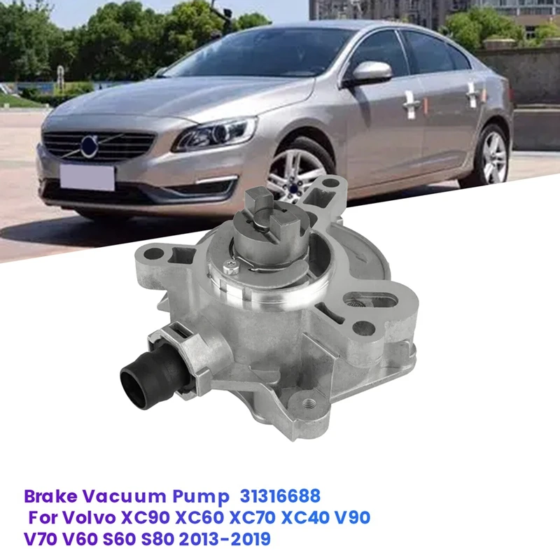 

Car Power Brake Booster Vacuum Pump 7.24807.78.0 31316688 For Volvo XC90 XC60 XC70 XC40 V90 V70 V60 S60 S80 2013-2019 Parts